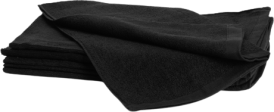Bleachsafe towel black 50x85 cm
