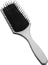 Paddle brush silver mini