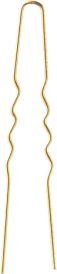 Curly pin Guld 44 mm 20st