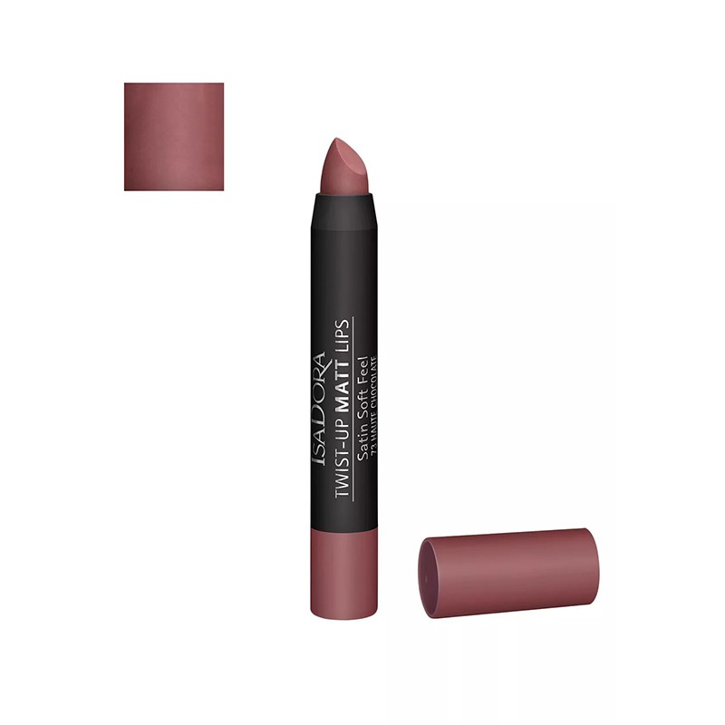 IsaDora Twist-Up Matt Lips 73 Haute Chocolate
