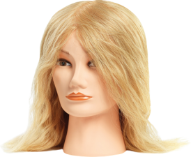 Mannequin Frisördocka Female Blond Medium 35/40cm