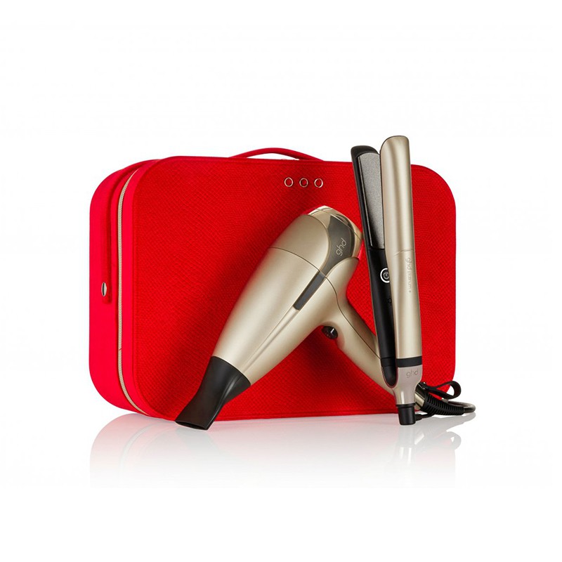 ghd Deluxe Set I Champagne Guld