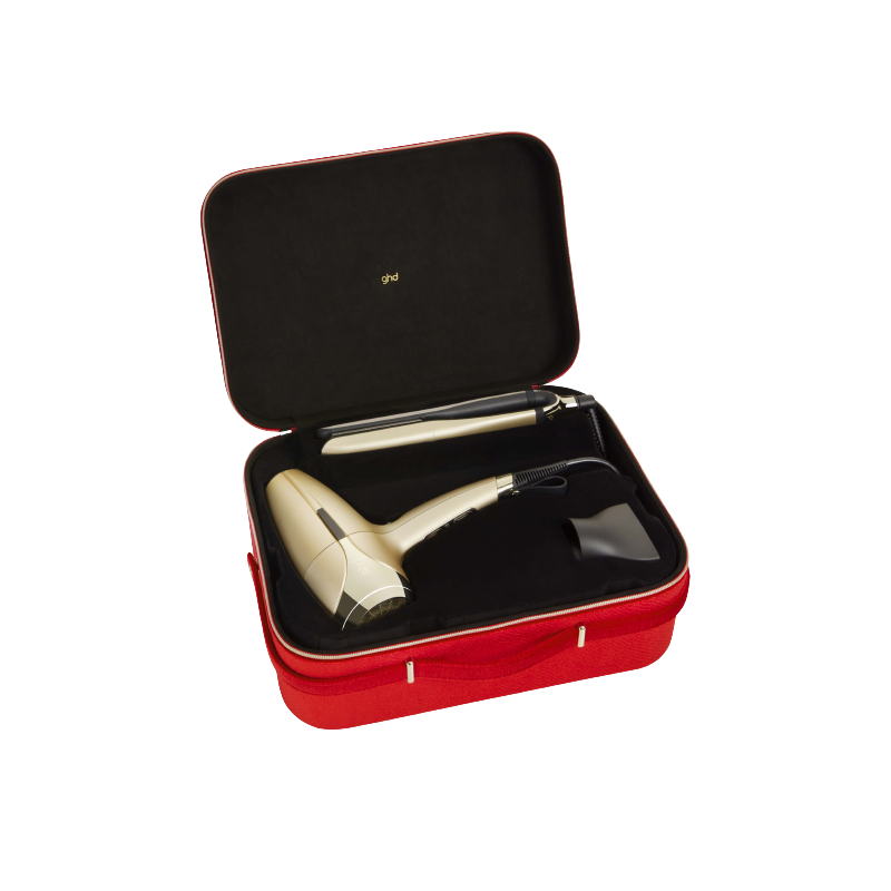 ghd Deluxe Set I Champagne Guld