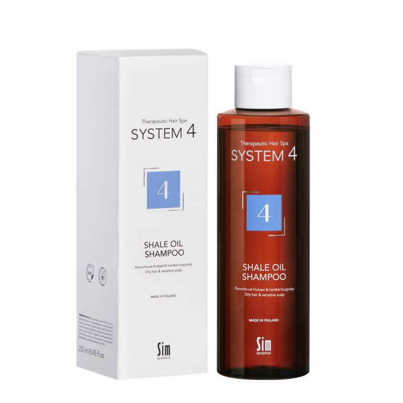 Sim Sensitive System 4 Shale Oil Shampoo 4 215ml