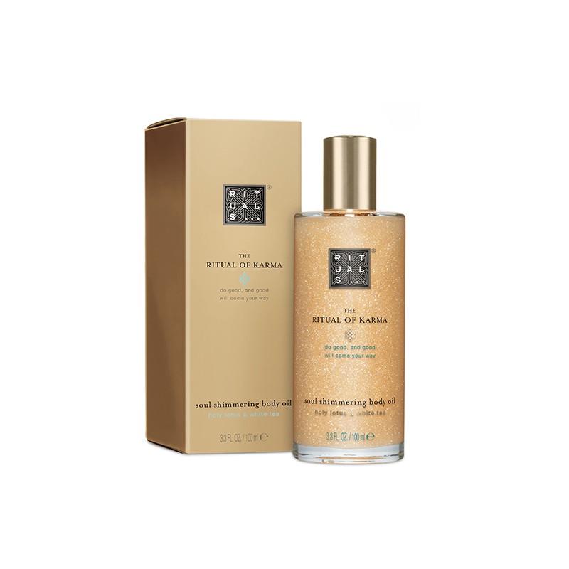 Rituals Karma Soul Shimmering Body Oil Holy Lotus & Organic White Tea 100ml