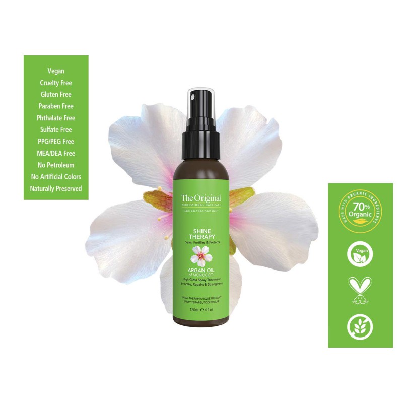 DermOrganic Leave-In Shine Spray Therapy 120ml
