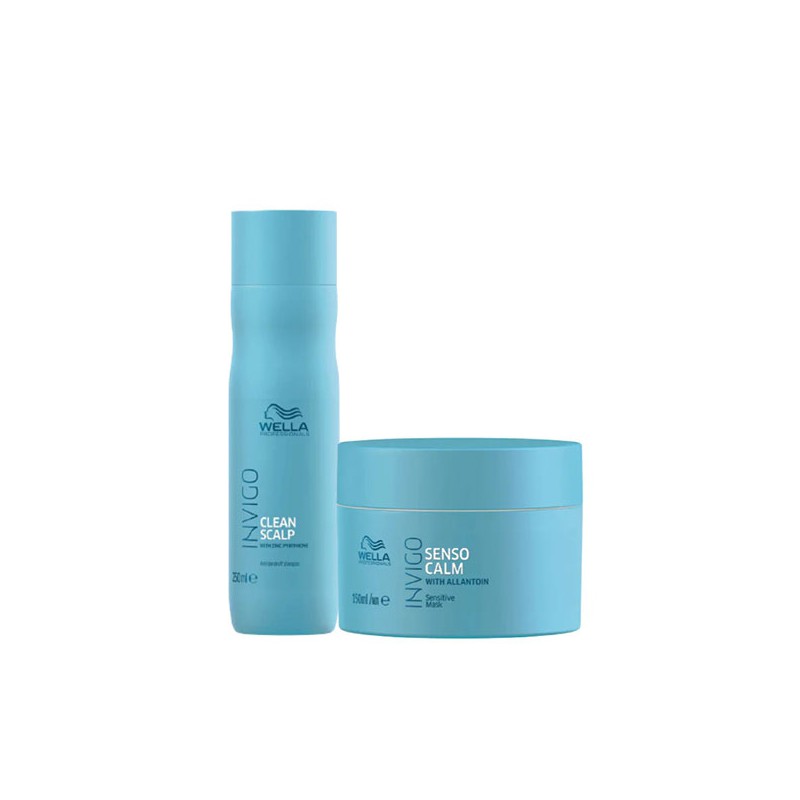 Wella INVIGO Clean Scalp Shampoo 250ml + Calm Sensitive Mask 150ml
