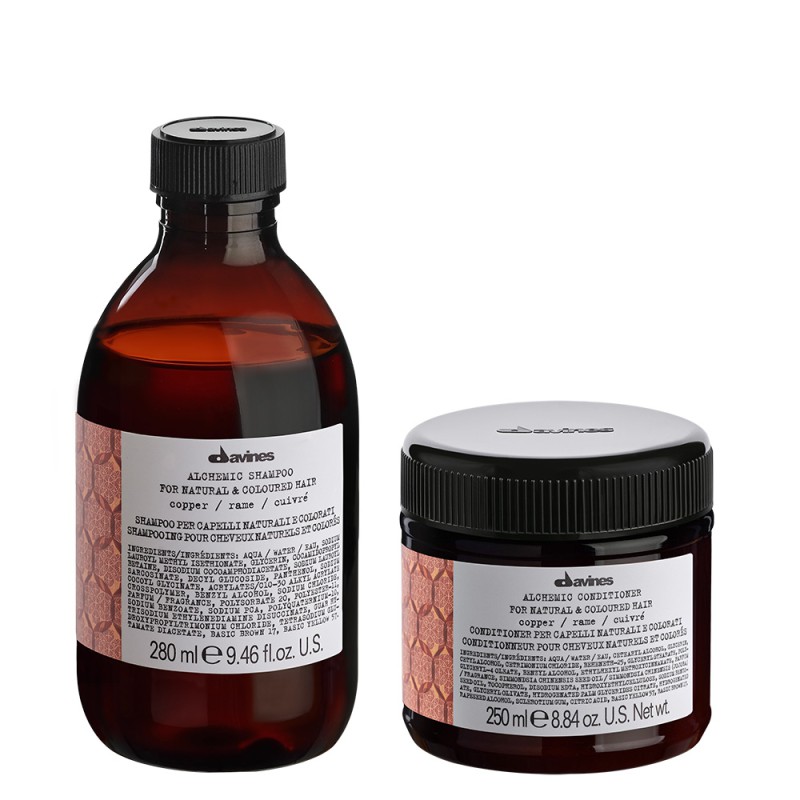 Davines Alchemic Copper Shampoo 280ml + Copper Conditioner 250ml