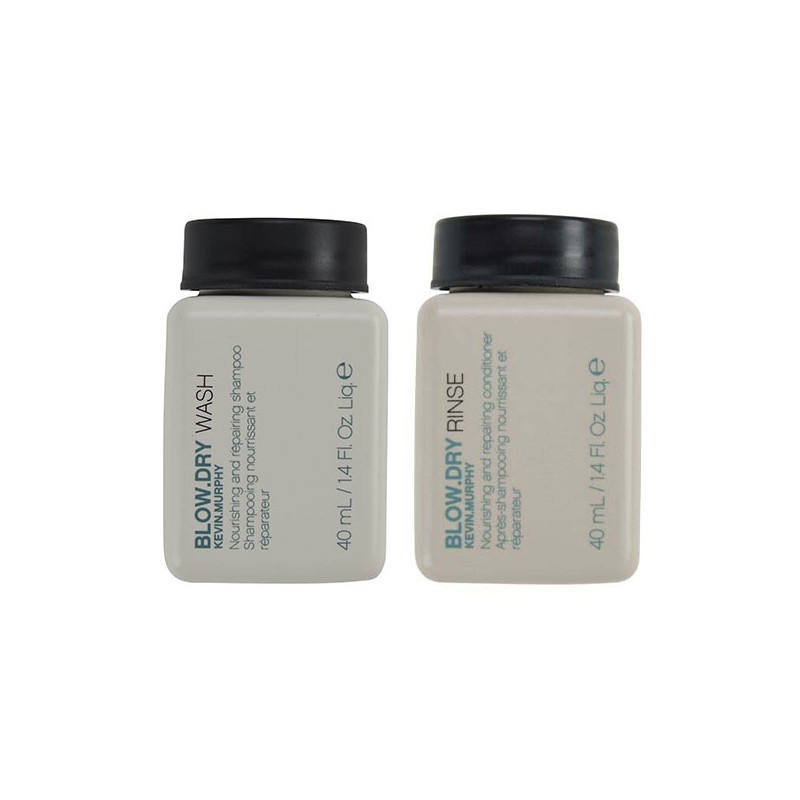 Kevin Murphy Blow Dry Wash 40ml + Blow Dry Rinse 40ml Travelsize