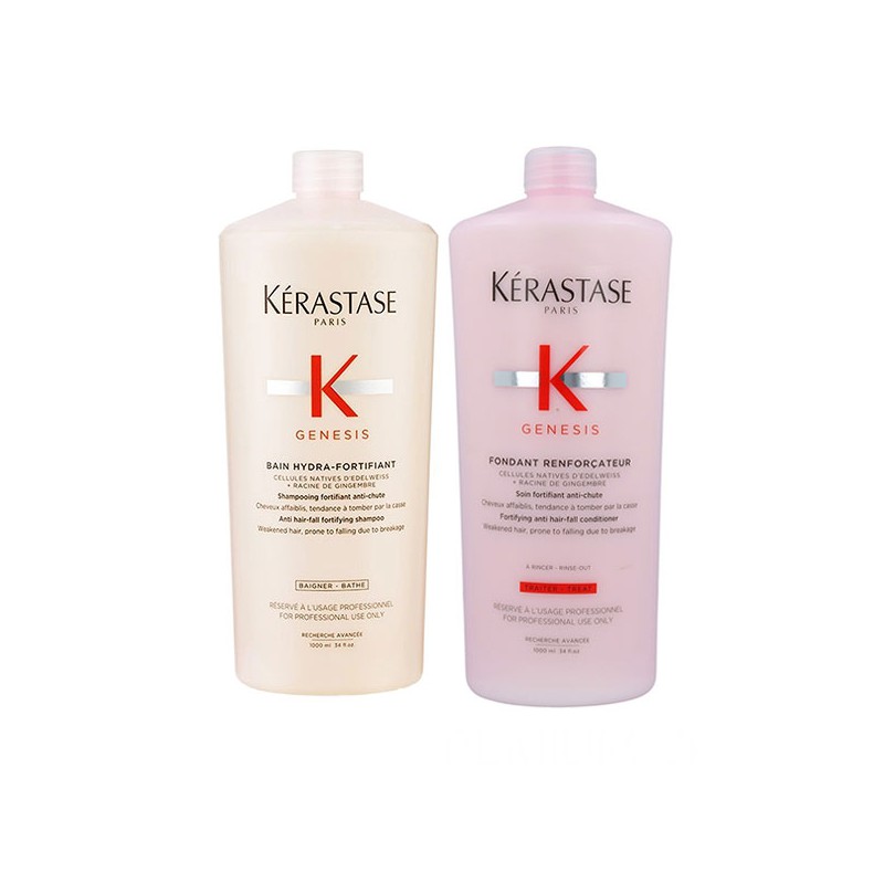 Kérastase Genesis Bain Hydra-Fortifiant 1000ml + Fondant Renforcateur 1000ml