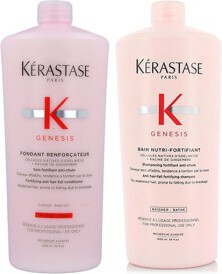 Kérastase Genesis Fondant Renforcateur 1000ml + Bain Nutri-Fortifiant 1000ml