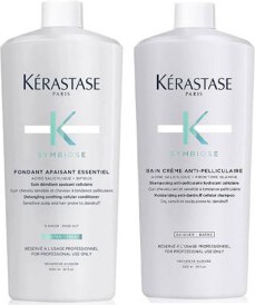 Kérastase Symbiose Fondant Apaisant Essentiel 1000ml + Bain Créme Anti-Pelliculaire 1000ml