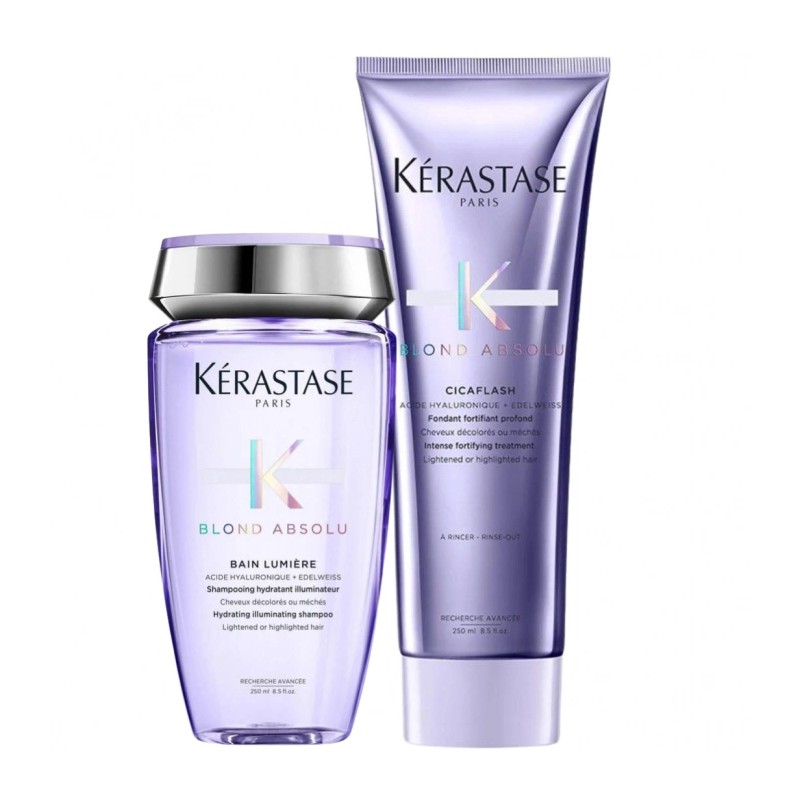 Kérastase Blond Absolu Bain Lumière 250ml & Cicaflash 250ml