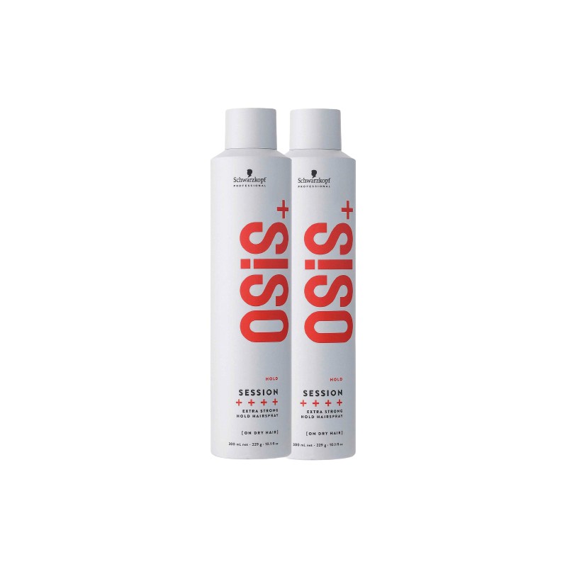 Schwarzkopf Professional OSiS Session Extreme Hold Hairspray 300ml x2