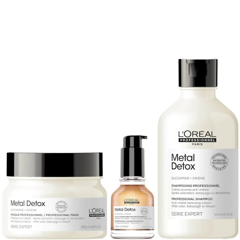 Loréal Professionnel Serie Expert Metal DX Shampoo 300ml + MX Mask 250ml + MX Oil 50ml