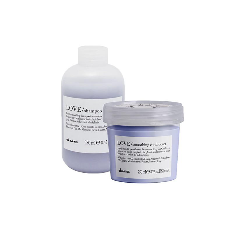 Davines LOVE Smoothing Shampoo 250ml + Conditioner 250ml DUO