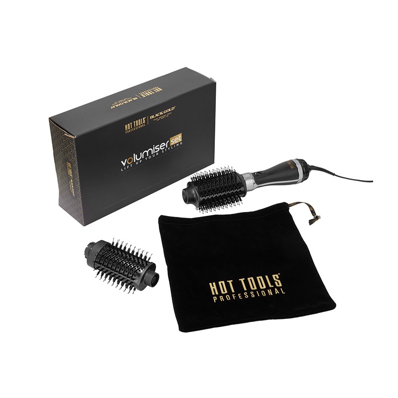 Hot Tools Volumizer Set Black Gold