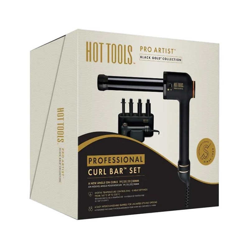 Hot Tools Curl bar Set Black Gold