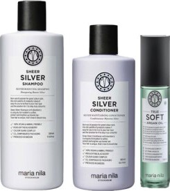Maria Nila Sheer Silver Trio Argan Oil 100ml