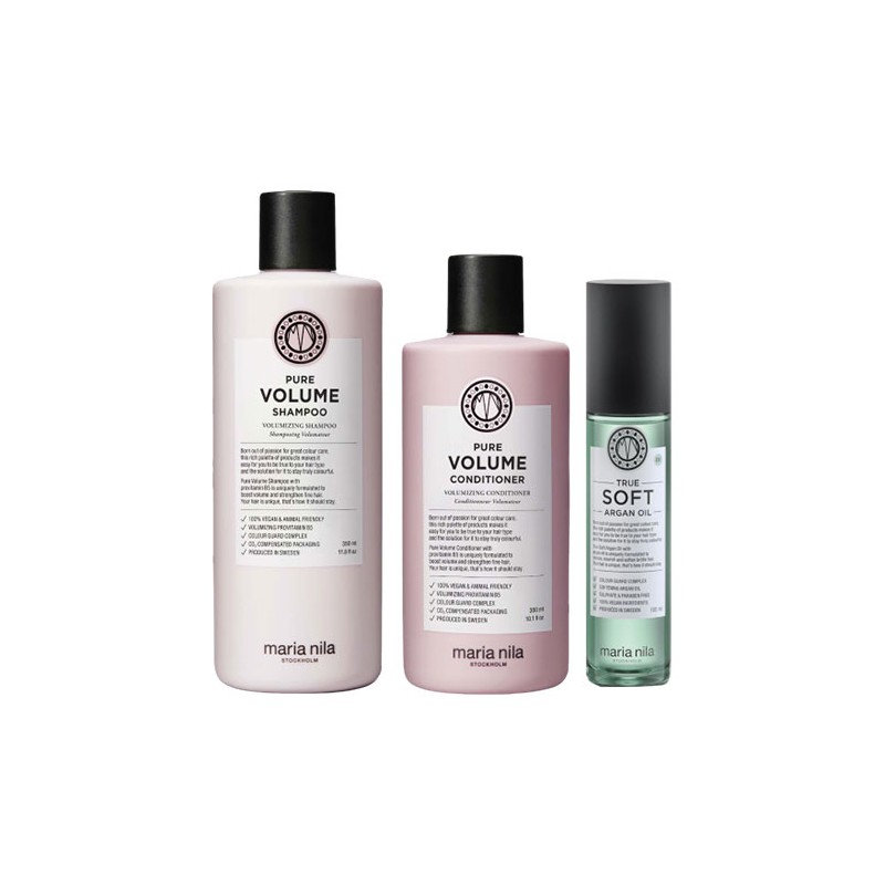 Maria Nila Pure Volume Trio Argan Oil 100ml
