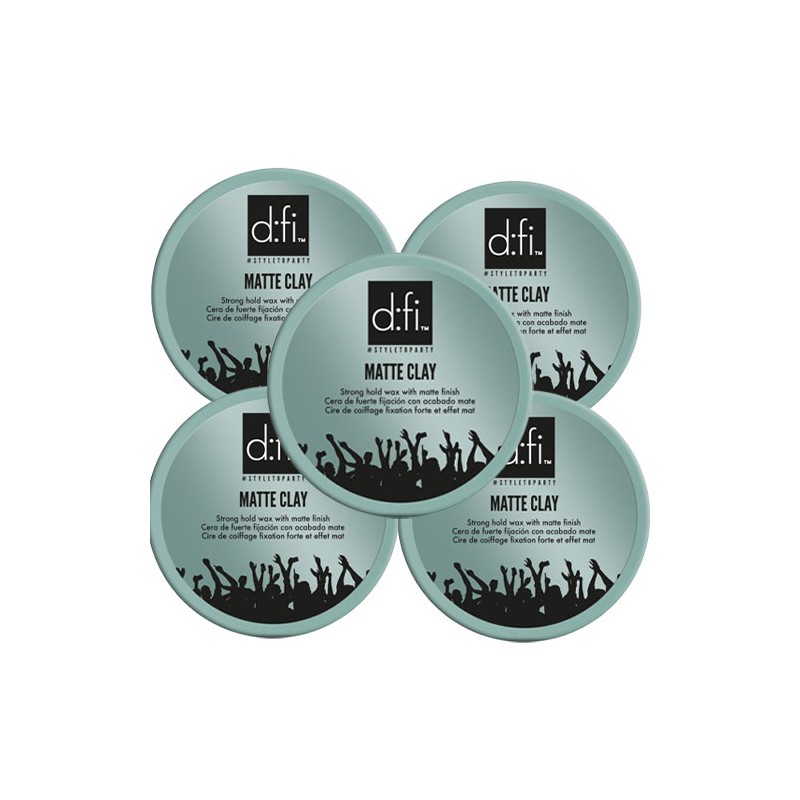 D:fi Matte Clay 150g x5