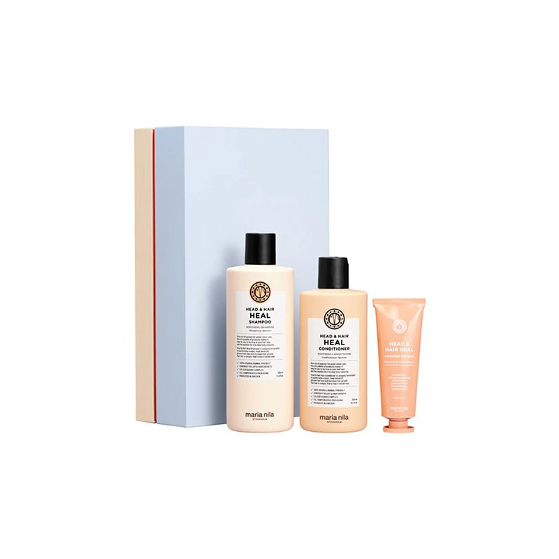 Maria Nila Head & Hair Heal Gift Box 2023 Shampoo 350 + Conditioner 300 + Booster Masque 50ml