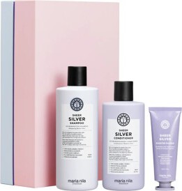Maria Nila Silver Gift Box 2023 Shampoo 350 + Conditioner 300 + Booster Masque 50ml