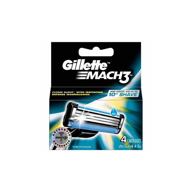 Gillette Mach3 Turbo 4-blad