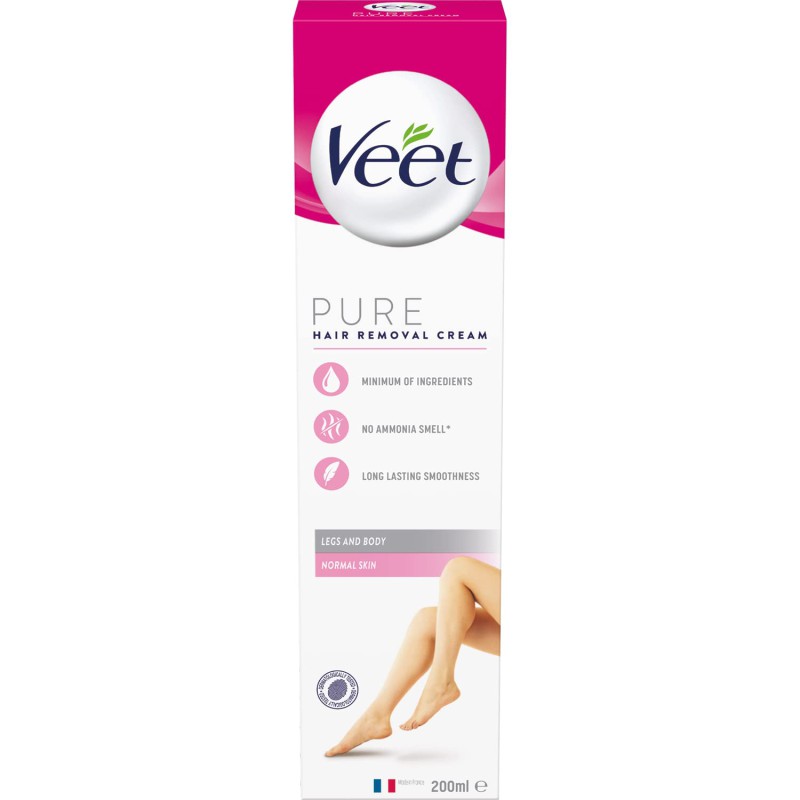Veet Pure Inspirations Hair Removal Cream Normal Skin 200ml